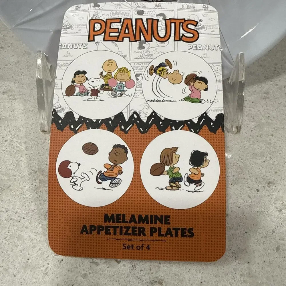 Peanuts Snoopy & Gang Set of 4 Appetizer 6